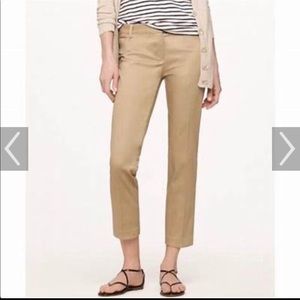 EUC Pink J. Crew Cafe Capri Pant /Chino